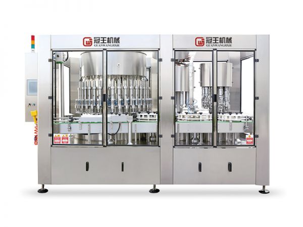 全自動智能型灌裝扣蓋封口聯體機